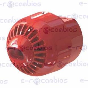  SIRENA ALARMA ROJA Y FLASH ROJO PARED KILSEN ASW367