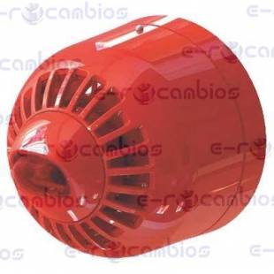 IRENA ALARMA ROJA Y FLASH ROJO PARED INTERIOR KILSEN ASW366